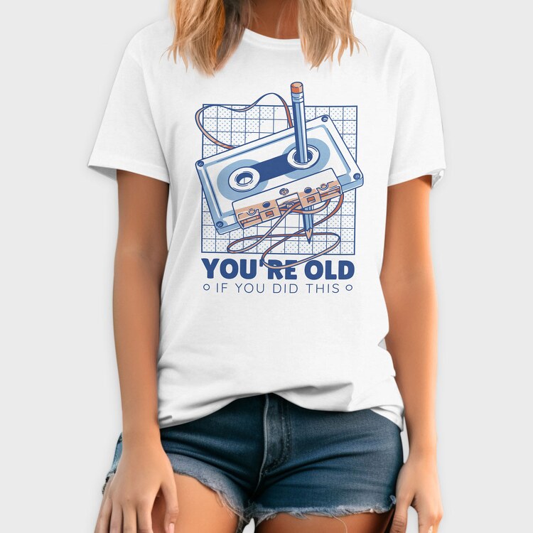 You Are Old Cassette, Tricou Barbati (Unisex)
