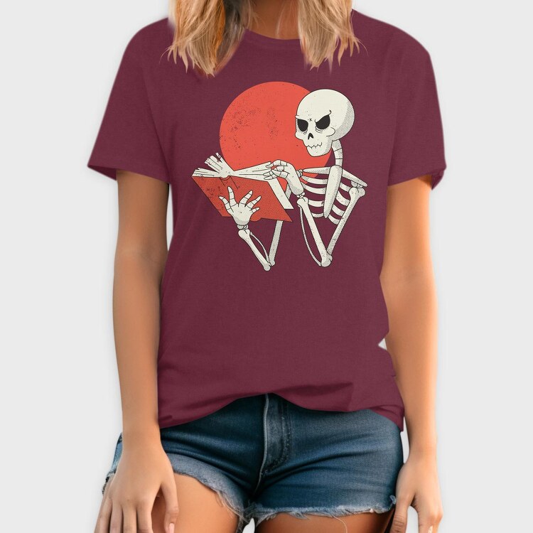 Skeleton Book, Tricou Barbati (Unisex)