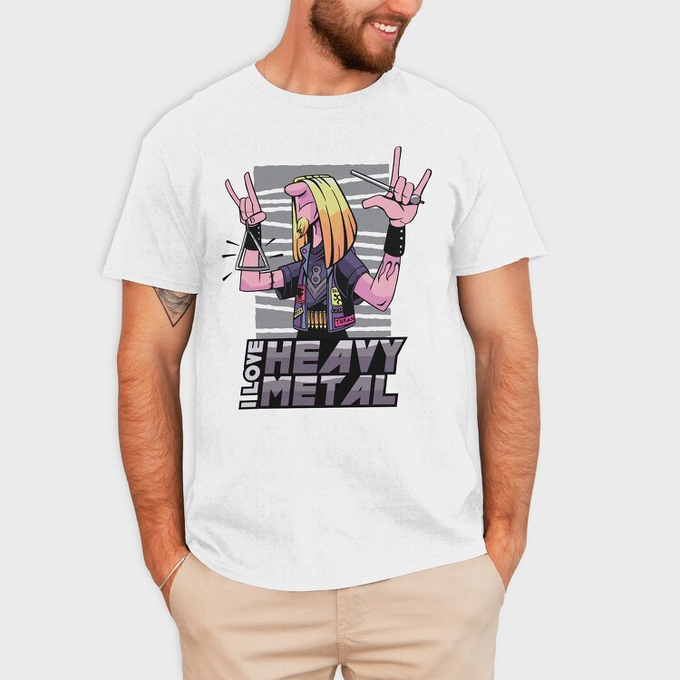 Heavy Metal Triangle Triangule, Tricou Barbati (Unisex)