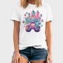 Castle Made Up With Gaming Controllers, Tricou Barbati (Unisex)