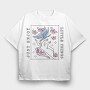 Hand With Butterflies Enjoy Little Things Tote, Tricou Oversize Barbati (Unisex)