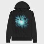 Hands Around Magical Ball Of Dark Light, Hanorac Oversize Barbati (Unisex)