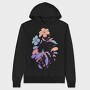 Hands Holding Flowers And Leaves Plants 03, Hanorac Oversize Barbati (Unisex)