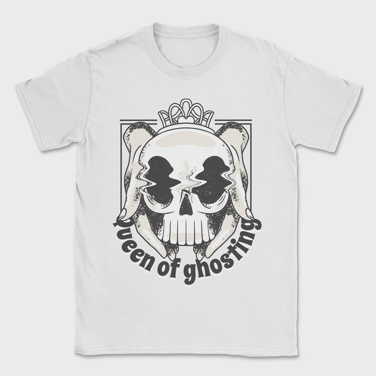 Hands With Skull Queen Of Ghosting Anti Valentines, Tricou Barbati (Unisex)