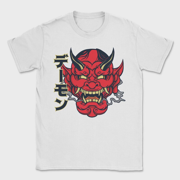 Hannya Mask, Tricou Barbati (Unisex)