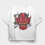 Hannya Mask, Tricou Oversize Barbati (Unisex)