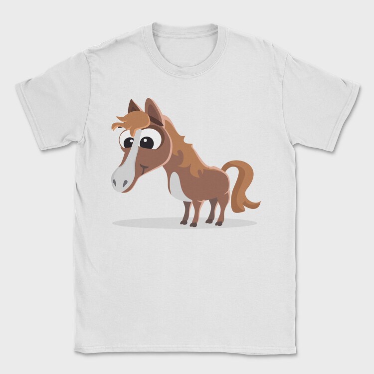 Happy Horse Stroll, Tricou Barbati (Unisex)