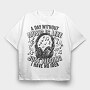 Headphones And Music Day Without, Tricou Oversize Barbati (Unisex)