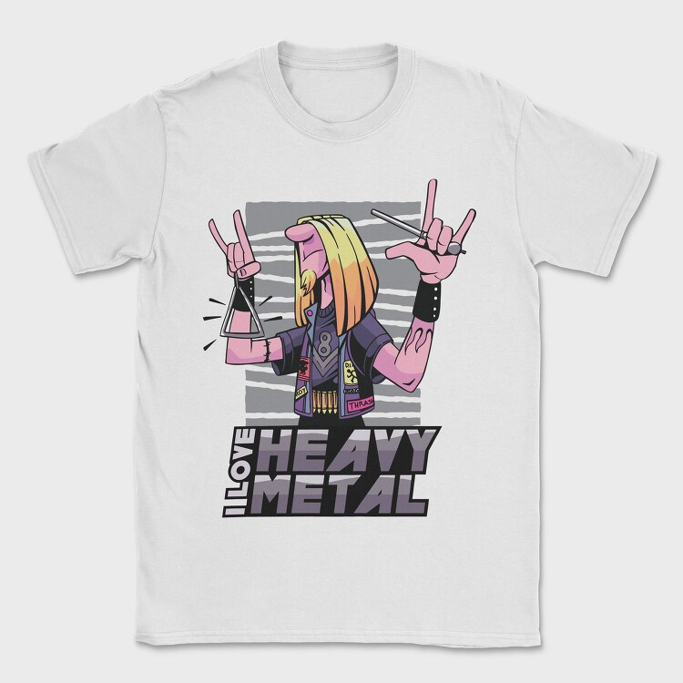 Heavy Metal Triangle Triangule, Tricou Barbati (Unisex)