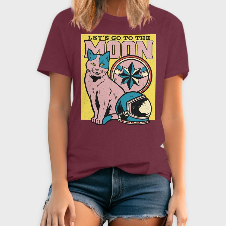 Lets Go to the Moon, Tricou Barbati (Unisex)