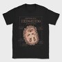Hedgehog Anatomy Cute, Tricou Barbati (Unisex)
