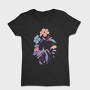 Hands Holding Flowers And Leaves Plants 03, Tricou Femei