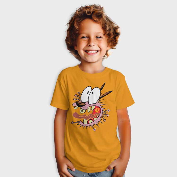 Cartoon Retro Courage the Cowardly Dog 2, Tricou Copii