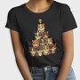 Hamster Christmas Tree, Tricou Femei
