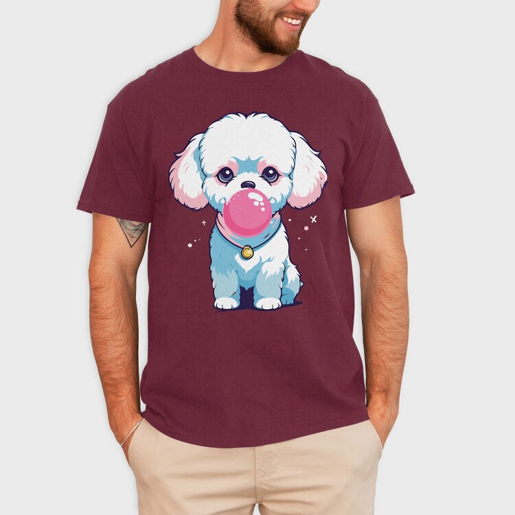 Dog Bubblegum, Tricou Barbati (Unisex)