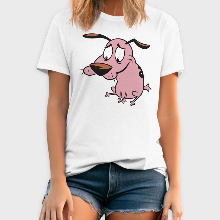 Cartoon Retro Courage the Cowardly Dog 4, Tricou Barbati (Unisex)