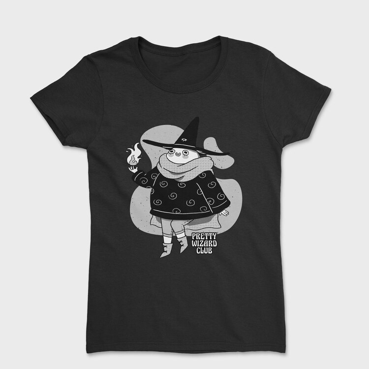 Happy Cartoon Wizard Pretty Club, Tricou Femei