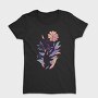 Hands Holding Leaves And Flowers Plants 08, Tricou Femei
