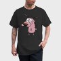 Cartoon Retro Courage the Cowardly Dog 5, Tricou Barbati (Unisex)