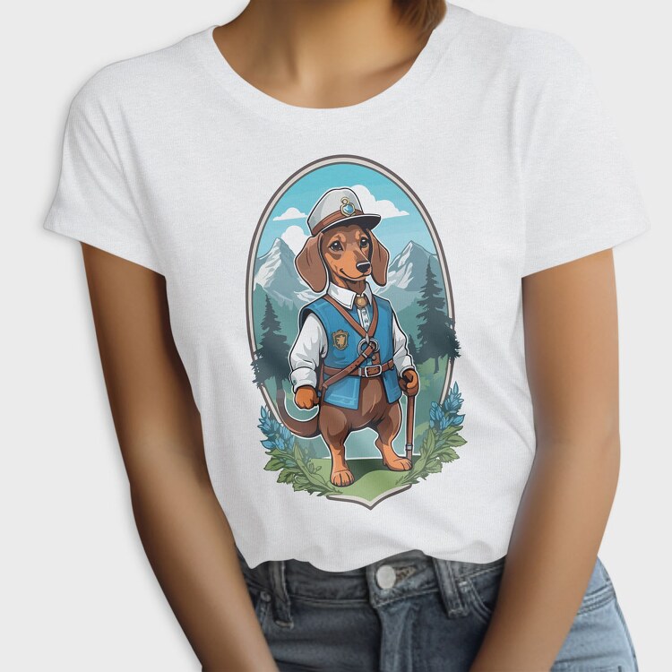 Hiking Dog, Tricou Femei