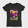 Catch Me Skiing Trend Winter Snowboard, Tricou Femei
