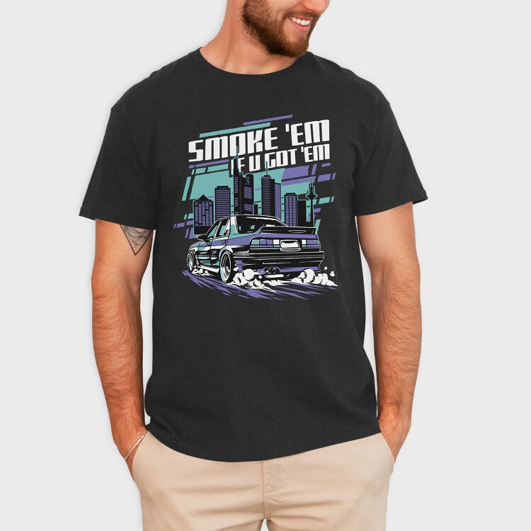 Tunning Car, Tricou Barbati (Unisex)