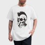 Skull Punk Mohawk, Tricou Barbati (Unisex)