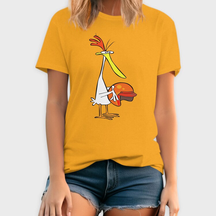 Cartoon Retro Cow and Chicken 5, Tricou Barbati (Unisex)