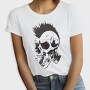 Skull Punk Mohawk, Tricou Femei