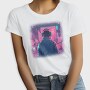 Woman Looking Out Of A Window Dj Party, Tricou Femei