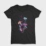 Hands With Flowers And Leaves Plants, Tricou Femei