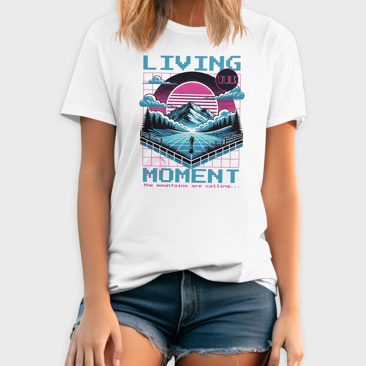 Hiking Vaporwave, Tricou Barbati (Unisex)