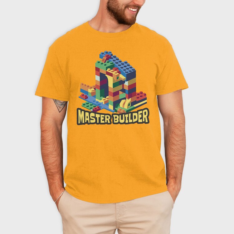 Blocks Builder Master, Tricou Barbati (Unisex)
