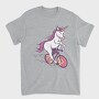 Bicicle Unicorn, Tricou Barbati (Unisex)