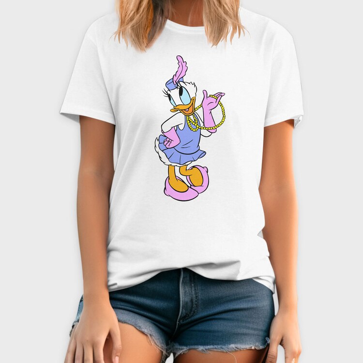 Cartoon Retro Daisy Duck 4, Tricou Barbati (Unisex)