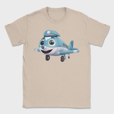Airplane Face Clipart, Tricou Barbati (Unisex)