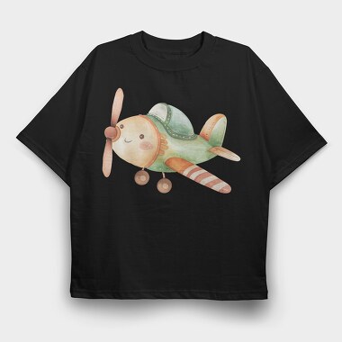 Airplane Flyer 20, Tricou Oversize Barbati (Unisex)