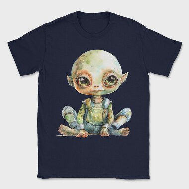 Alien Baby Space, Tricou Barbati (Unisex)
