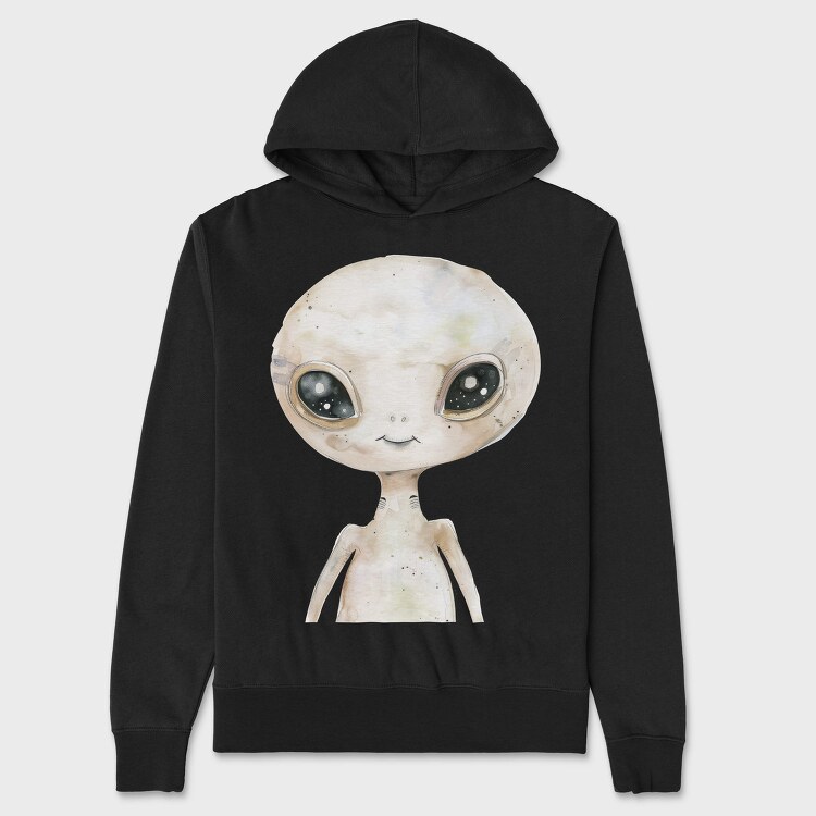 Alien Face Art, Hanorac Oversize Barbati (Unisex)