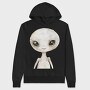 Alien Face Art, Hanorac Oversize Barbati (Unisex)