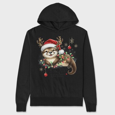 All The Otter Reindeer, Hanorac Oversize Barbati (Unisex)