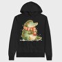 Alligator Christmas Wreath, Hanorac Oversize Barbati (Unisex)