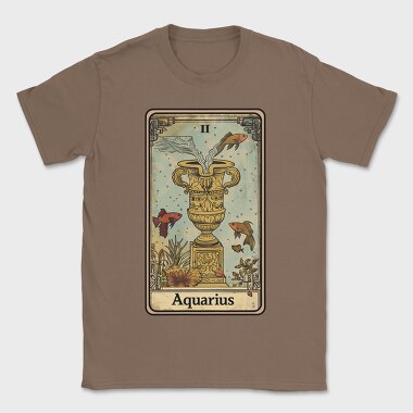 Aquarius Fish Vase, Tricou Barbati (Unisex)