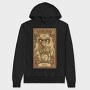 Aries Rams Head, Hanorac Oversize Barbati (Unisex)