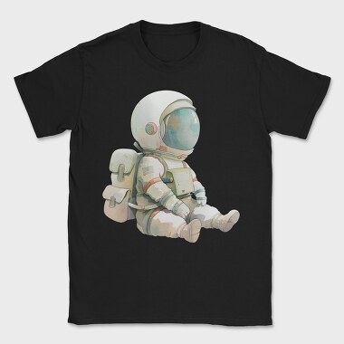 Astronaut Sitting Space, Tricou Barbati (Unisex)