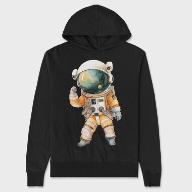 Astronaut Space Suit, Hanorac Oversize Barbati (Unisex)