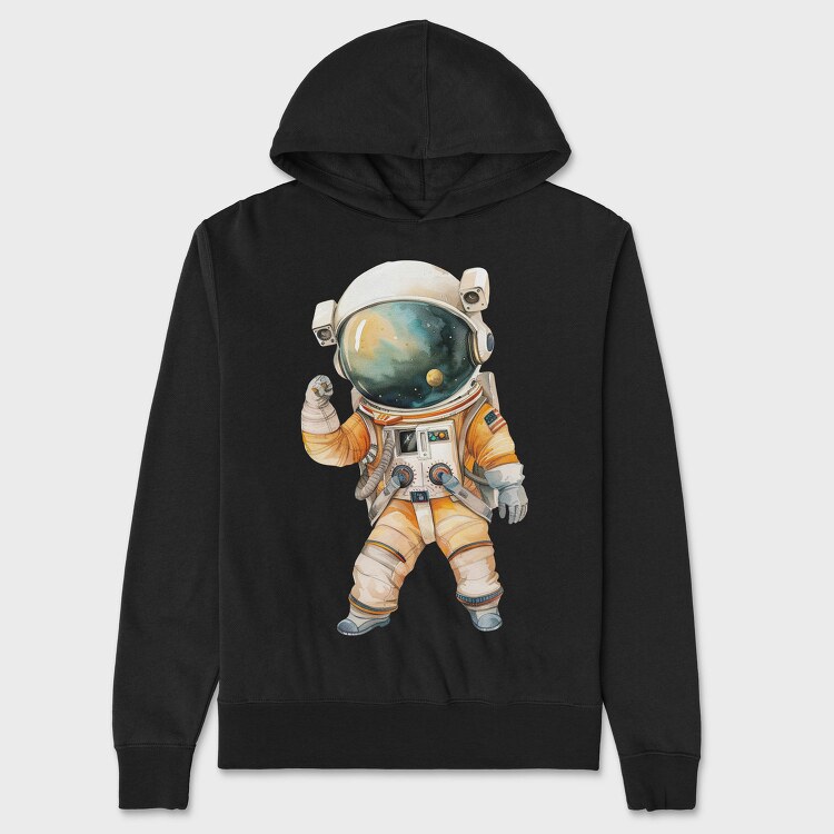 Astronaut Space Suit, Hanorac Oversize Barbati (Unisex)