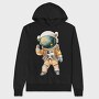 Astronaut Space Suit, Hanorac Oversize Barbati (Unisex)