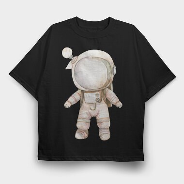 Astronaut Spacesuit, Tricou Oversize Barbati (Unisex)