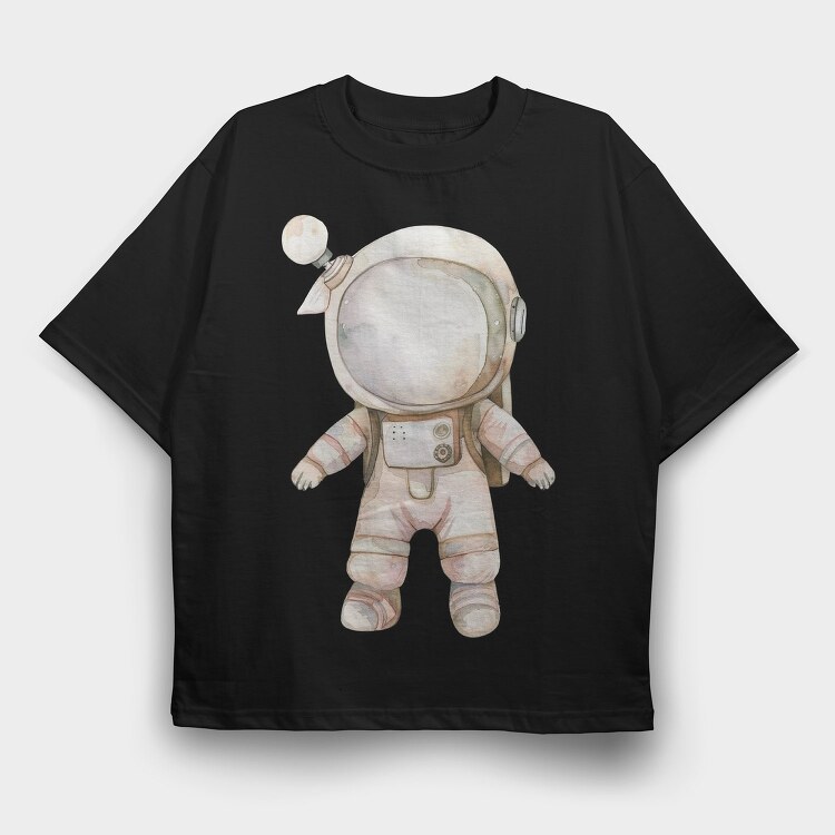 Astronaut Spacesuit, Tricou Oversize Barbati (Unisex)